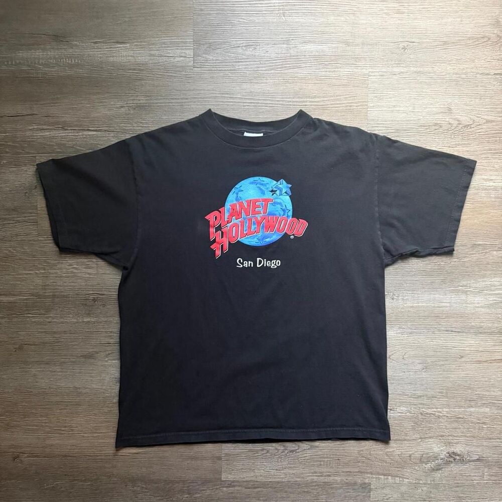 Vintage 1991 Planet Hollywood San Diego Graphic Tee (XL)